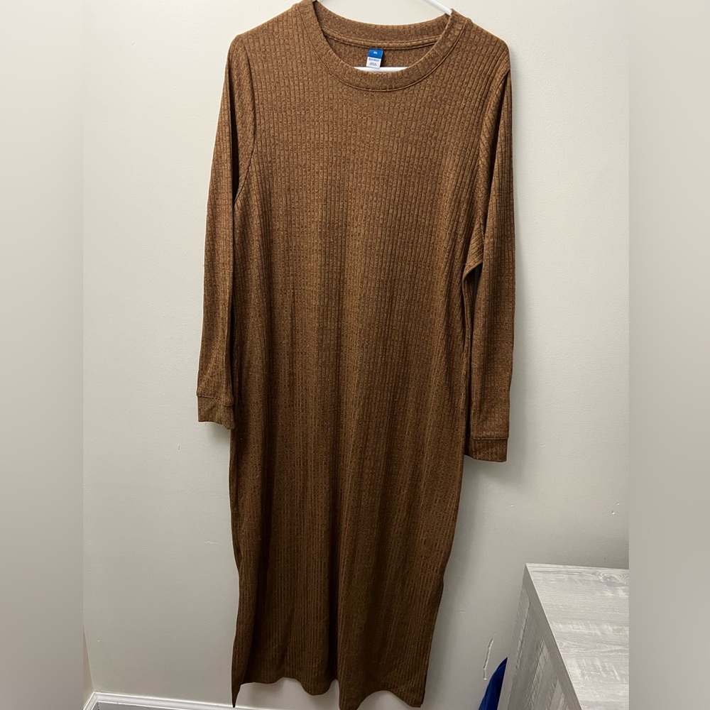 Brown Midi Dress